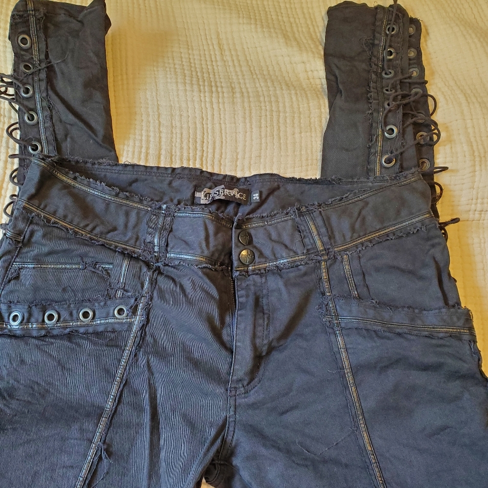 Lace up Lip Service pants